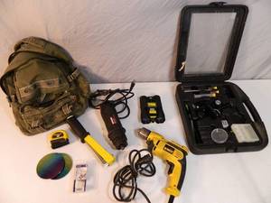 lot 33 image: Power Tools, Microscope, Etc