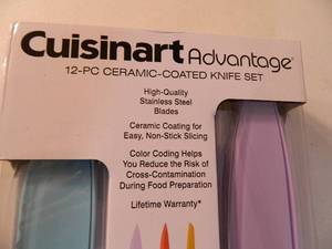 lot 43 image: New 12 Piece Cuisinart Knife Set