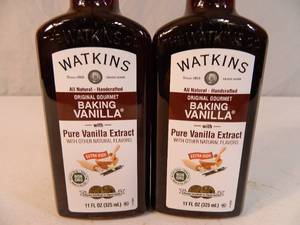 lot 52 image: 2 New Bottles of Watkins Baking Vanilla