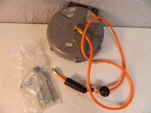 lot 66 image: New Air Hose Reel with Hose