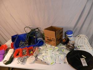 lot 87 image: Hardware, Bolt Bins, Shop Supplies, and More