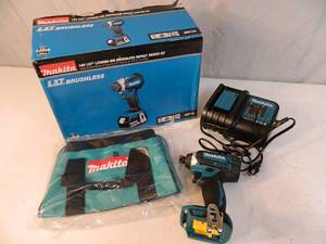 lot 88 image: New 18 Volt Makita Brushless Lithium Ion Impact