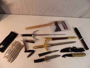 lot 96 image: Knives, Swords, and More