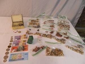 lot 100 image: RocksGems, Foreign Currency, More