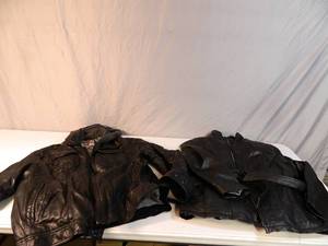 lot 106 image: 2 Leather Jackets
