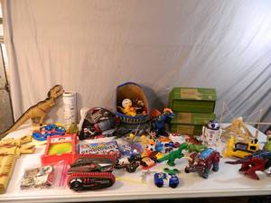 lot 134 image: Dinosuars, Toys, More