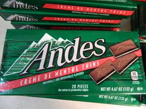 lot 18 image: 20 New Boxes of Andes Mints