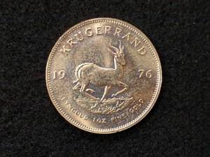 1976 Krugerrand 1 Ounce .999 Gold C...