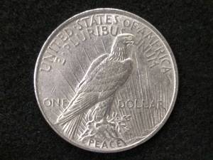 1922 Peace Silver Dollar...