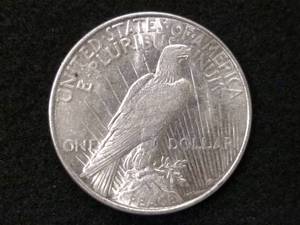 1922 Peace Silver Dollar...