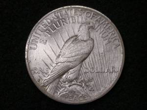 1922 S Peace Silver Dollar...