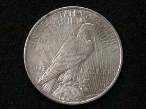 1923 Peace Silver Dollar...
