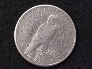 1925 Peace Silver Dollar...