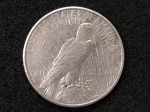 1925 S Peace Silver Dollar...