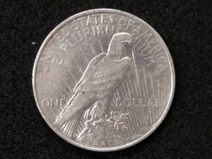 1927 D Peace Silver Dollar...