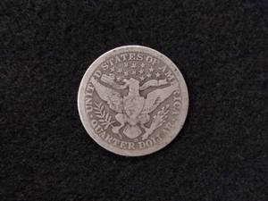 1906 D Barber Silver Quarter...