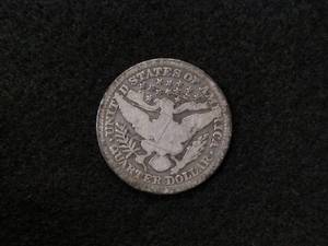 1909 Barber Silver Quarter...