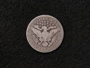 1911 Barber Silver Quarter...