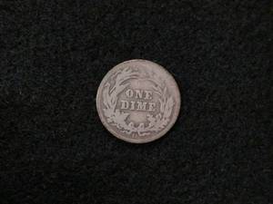 1912 D Barber Silver Dime...