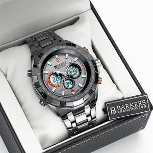 lot 108 image: Barkers of Kensington Mega Sport Grey Timepiece