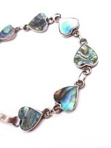 lot 53 image: Splendid Taxco Sterling Silver Mother-of-Pearl Estate Bracelet