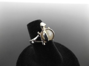 .925 Sterling Silver Turtle Ring Size 5