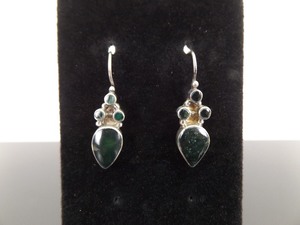 NEW .925 Sterling Silver Serpentine Hook Earrings