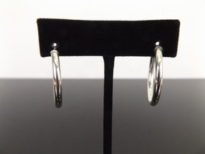 .925 Sterling Silver Hoop Earrings