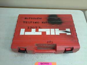 lot 533 image: Hilti Nitrogen Testing Kit 33092, Single and Two Stage Regulators Safety and Operating Instructions