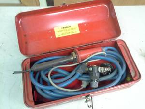 lot 566 image: Disston My Buddy PVC Welder Set 7115, Metal Case