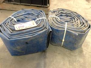 lot 584 image: Lot of (2) 6in. Fire Hoses