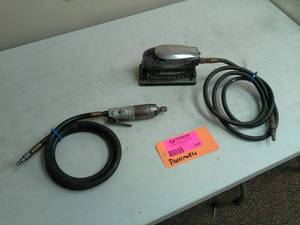 lot 654 image: Lot of (2) National Pneumatic Palm Sander, Driver
