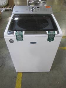 lot 56 image: Maytag 5.3-cu ft High-Efficiency Top-Load Washer (White) ENERGY STAR MVWB835DW