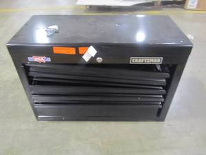 lot 82 image: CRAFTSMAN 26-in W x 17.25-in H 5-Drawer Ball-bearing Steel Tool Chest Black CMST22654BK