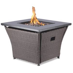 lot 89 image: Blue Rhino 32-in W 50000-BTU Steel Propane Gas Fire Table GAD15253B