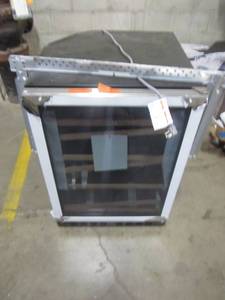 lot 124 image: Frigidaire 52-Bottle Capacity Stainless Steel Built-InFreestanding Wine Chiller FGWC52L3TS