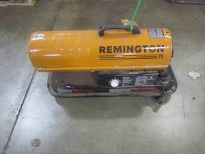lot 126 image: Remington 75,000-BTU Portable Kerosene Heater REM-75T-KFA-O