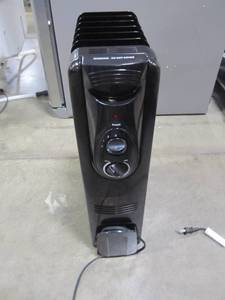 lot 150 image: Space Heater - Black