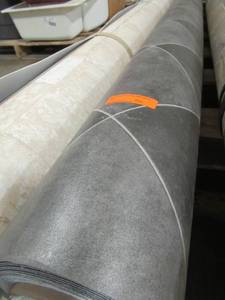 lot 306 image: 12 Foot Linoleum 3 Rolls (cut) Approximately 75-100 in Total Length.
