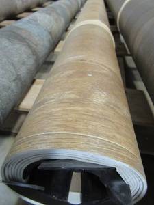lot 309 image: 12 Foot Linoleum 2 Rolls (cut) Approximately 25-50 in Total Length.