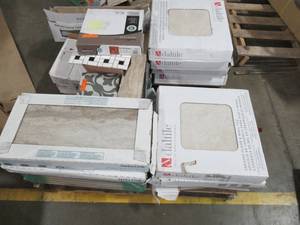 lot 338 image: MIXED PALLET OF MISCELLANEOUS TILE