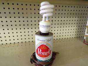 Pearl Beer Lamp Vintage