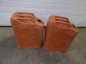 Pair of Jerry Gas Cans