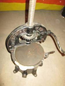 Antique Meat Grinder with Attachments