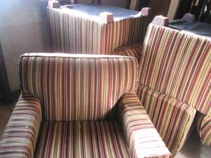 3 Pc. Stripped Chair (36 X 32 X 35)