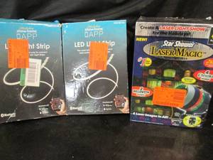 Star Shower Laser Magic, ShowHome App 2 pc. Light Strips Pallet