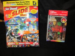 Star Shower Slide Show, LED Projection Whirl-A-Motion & Static Image Z