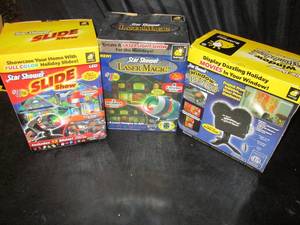 Star Shower Slide Show, Laser Magic, Window Wonderland Projector Z