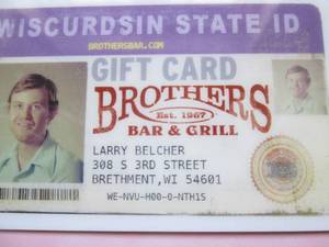 $25.00 Gift Card To Brothers Bar & Grill in Minneapolis, MN