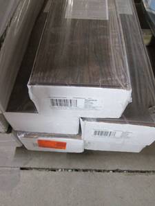 5 Cases Aged Wood Fusion Flooring (7 planks 17.44 aq. ft. Each) See Photos